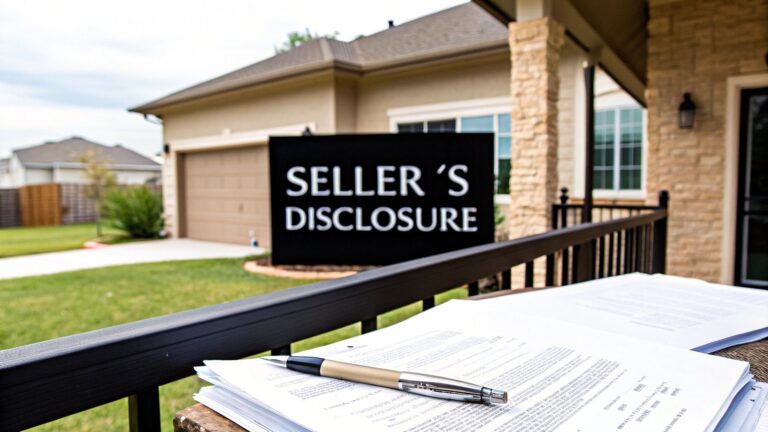 Texas Seller’s Disclosure: What You Must Disclose When Selling