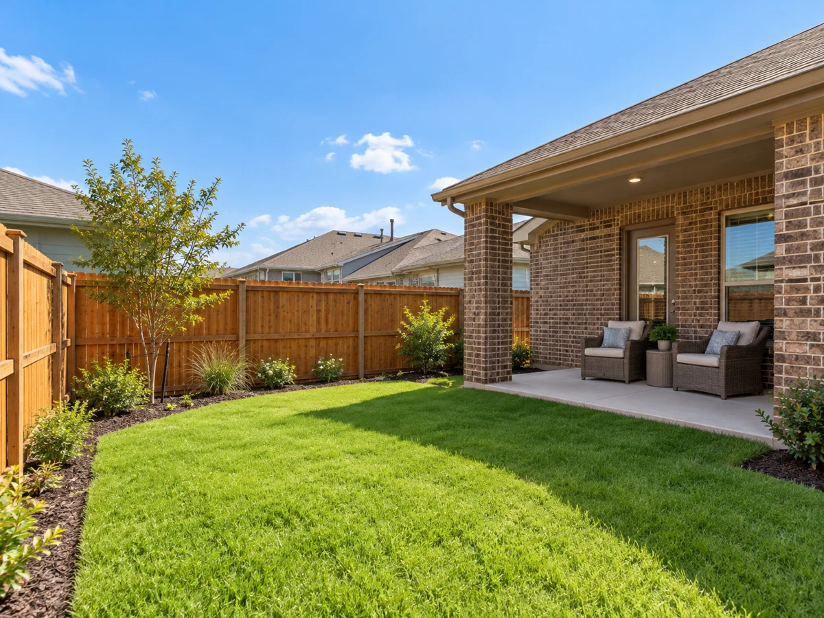 Architectural illustration of a outdoor inspired by Amesbury in Farmers Branch