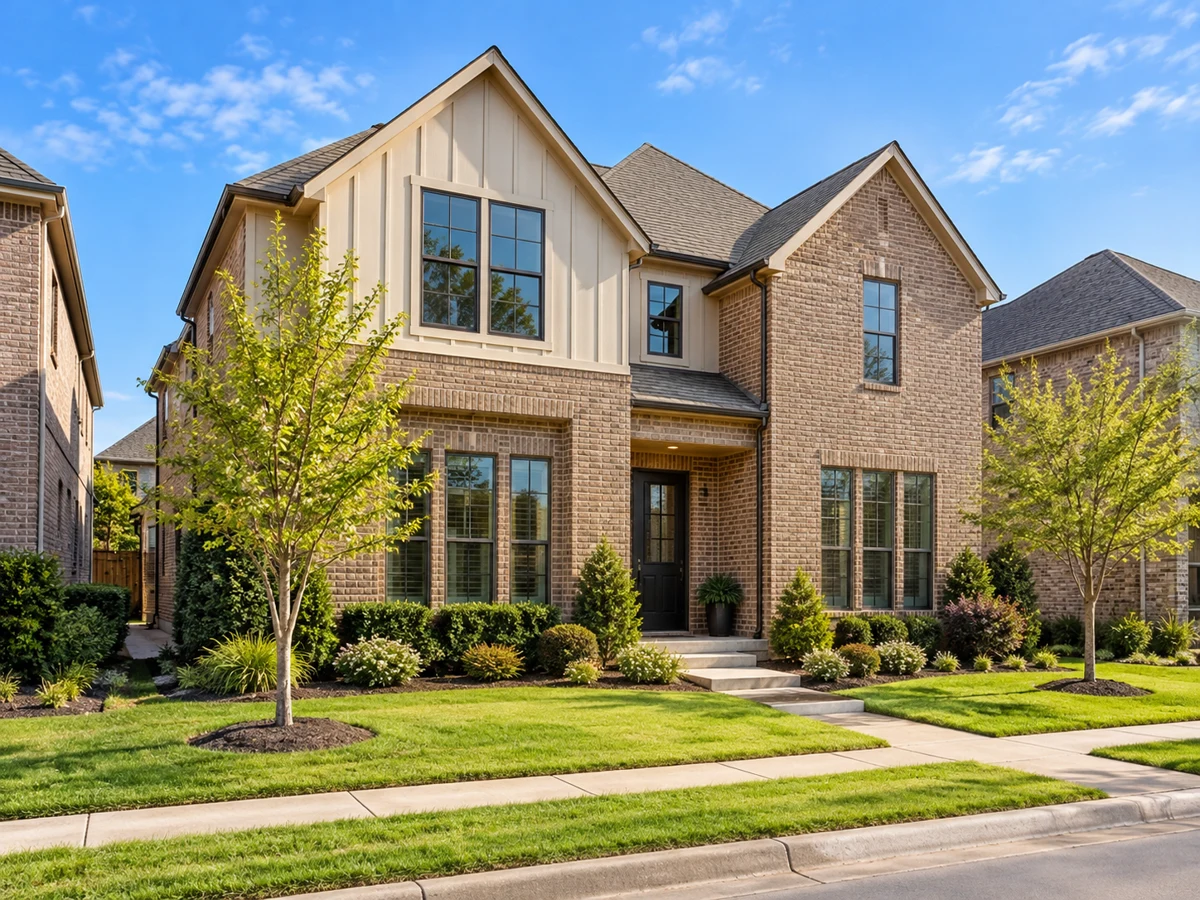 Architectural illustration of a exterior inspired by Ashington in Farmers Branch