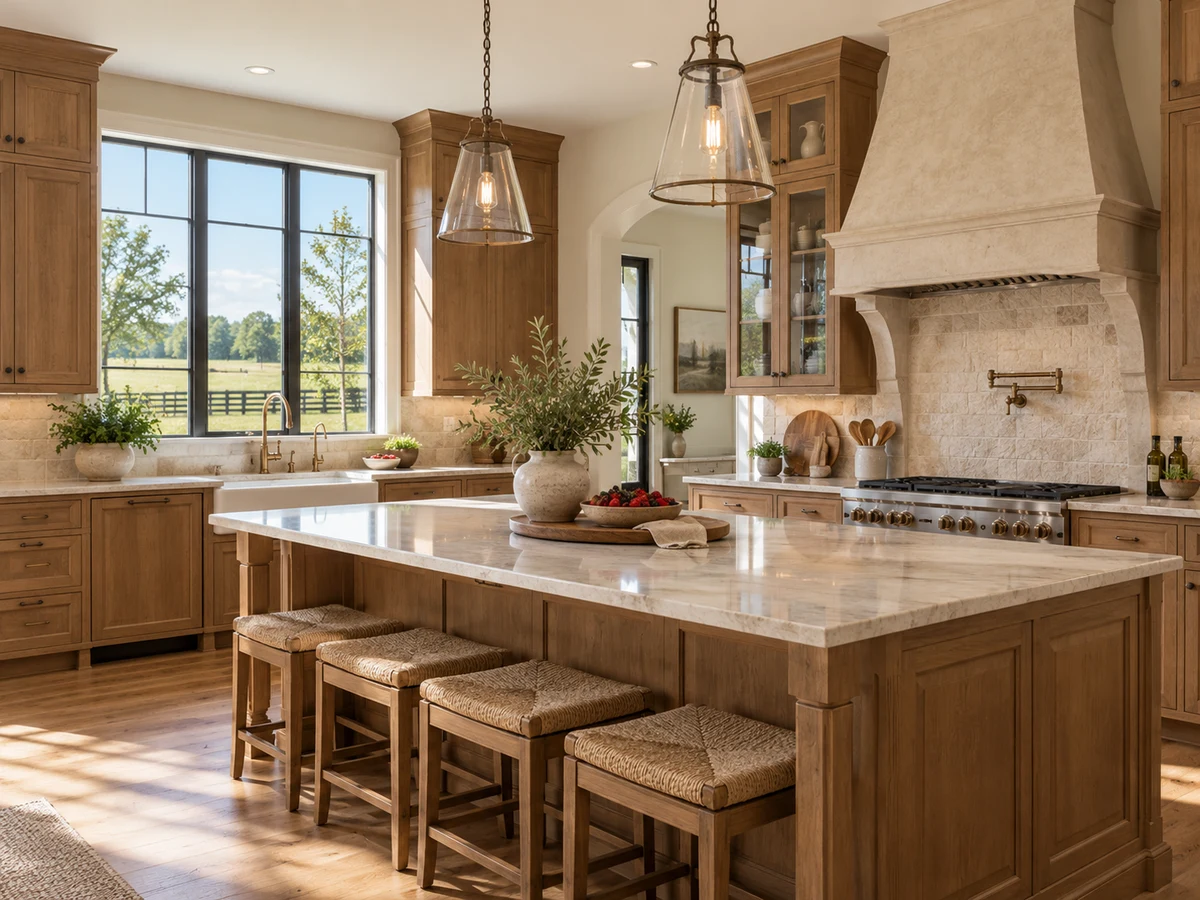 Architectural illustration of interior features inspired by Berry Farms in Melissa
