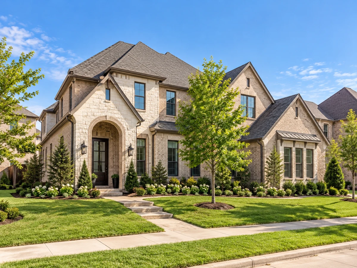 Architectural illustration of a exterior inspired by Brighton in Farmers Branch