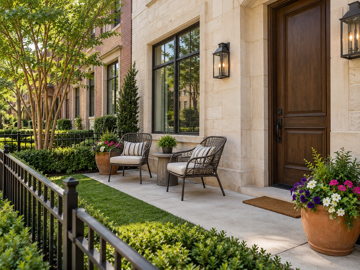 Cityville Dallas outdoor living space