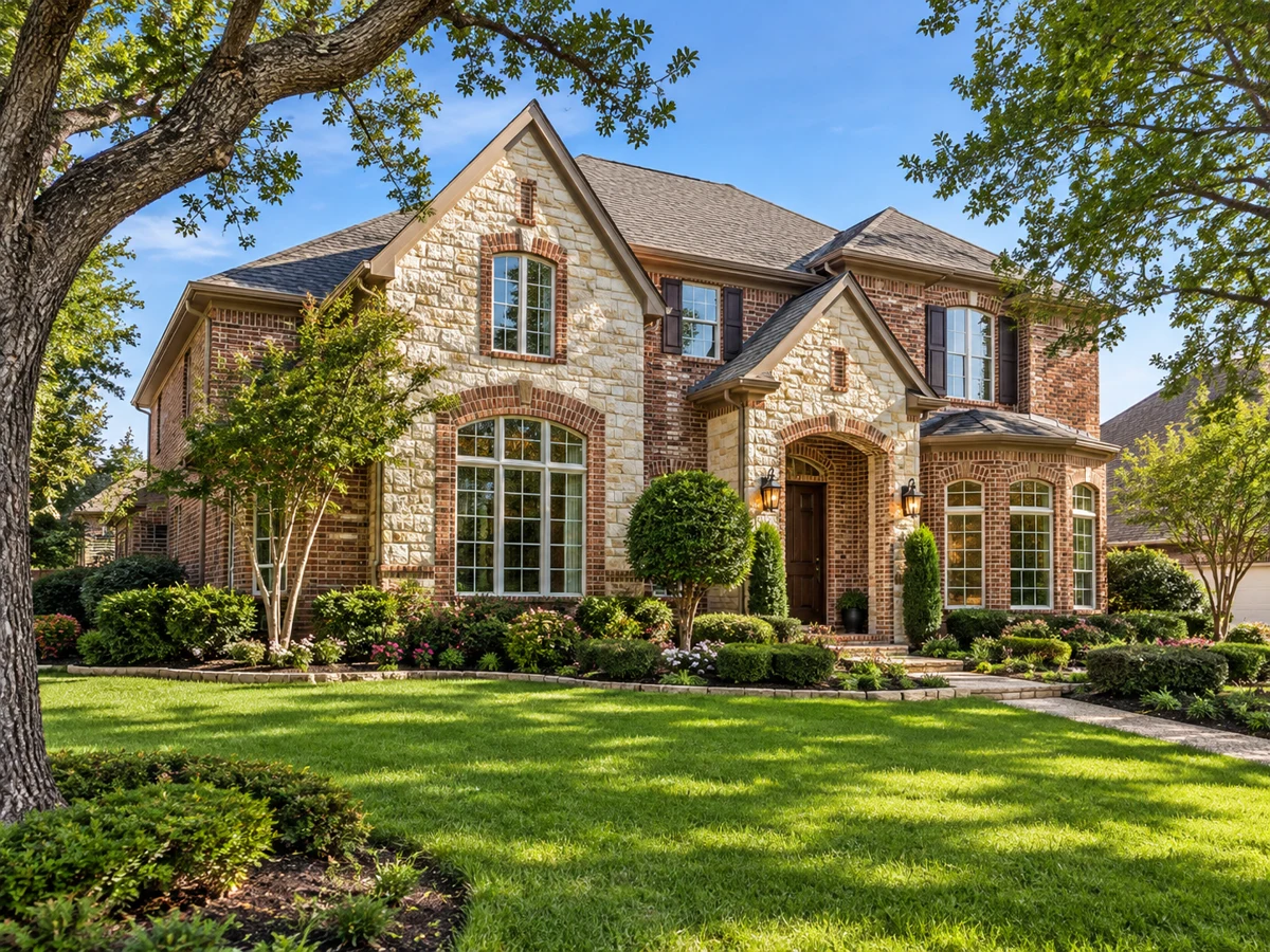 Architectural illustration of a exterior inspired by Copperstone in Coppell