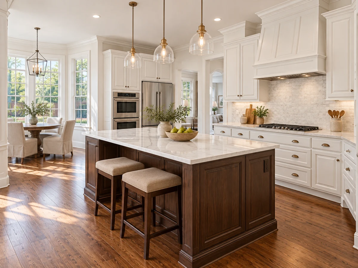 Architectural illustration of a interior inspired by Copperstone in Coppell