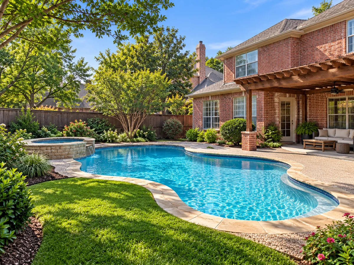 Architectural illustration of a outdoor inspired by Copperstone in Coppell
