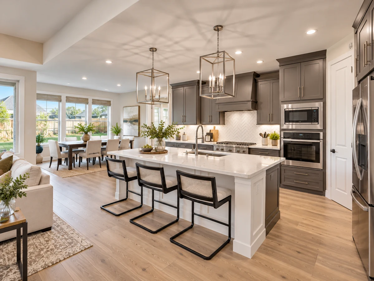 Architectural illustration of a interior inspired by Cross Creek Meadows in Celina