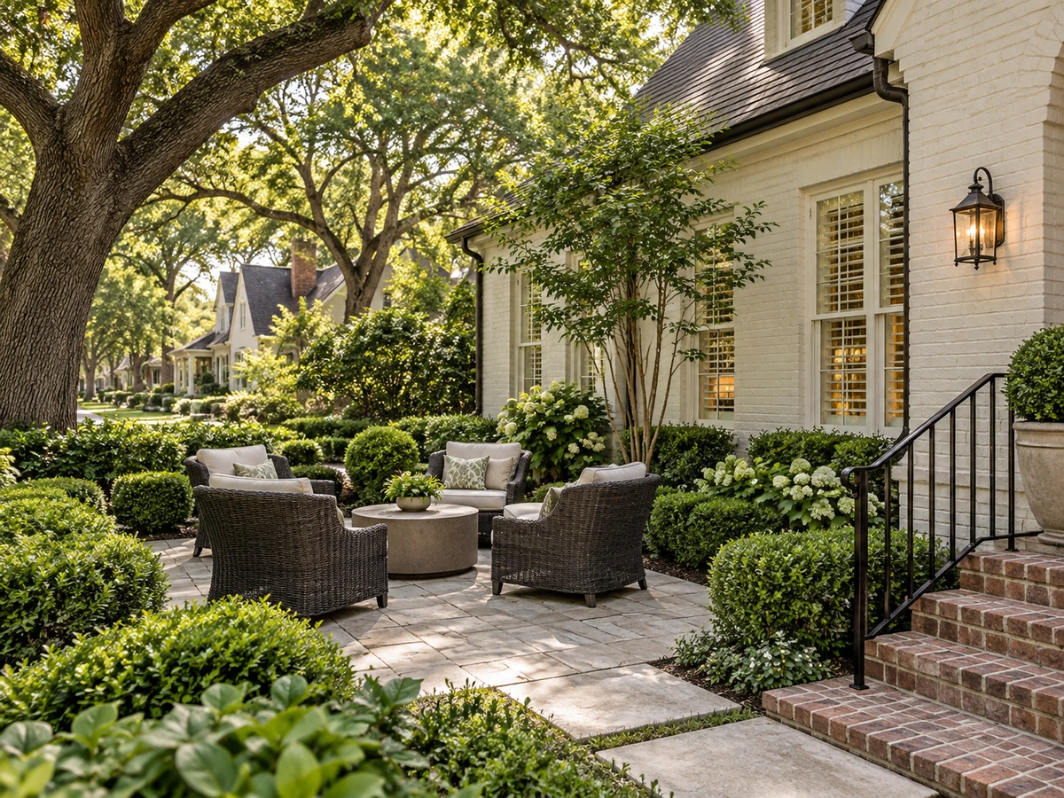 Devonshire Dallas outdoor living space