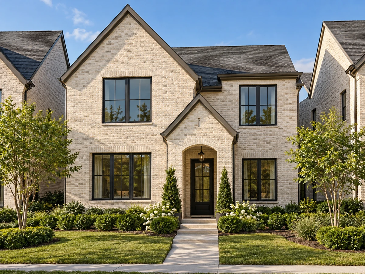 Architectural illustration of exterior features inspired by Dominion At Brookhollow in Prosper