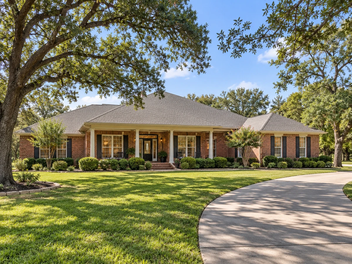 Architectural illustration of exterior features inspired by Dove Creek in McKinney