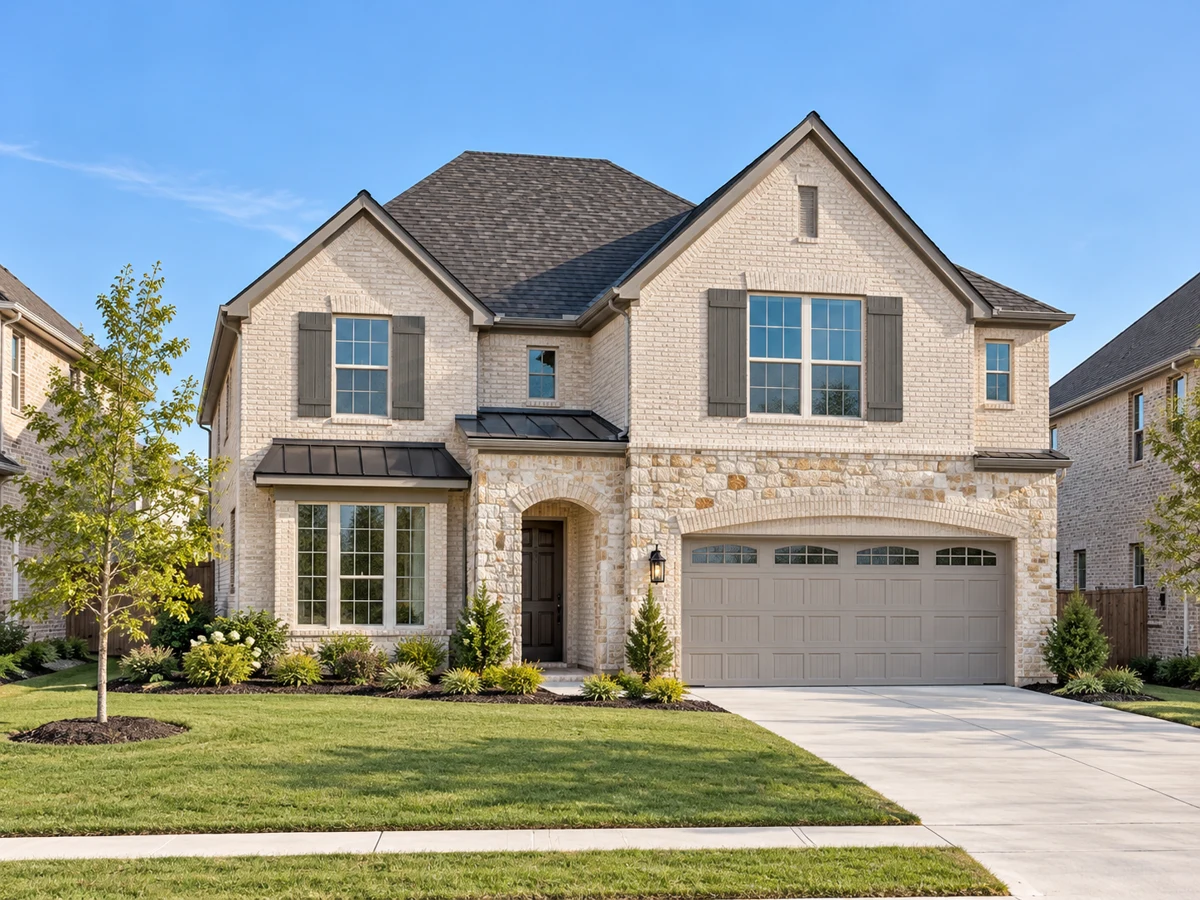 Architectural illustration of a exterior inspired by Enclave at Legacy Hills in Celina