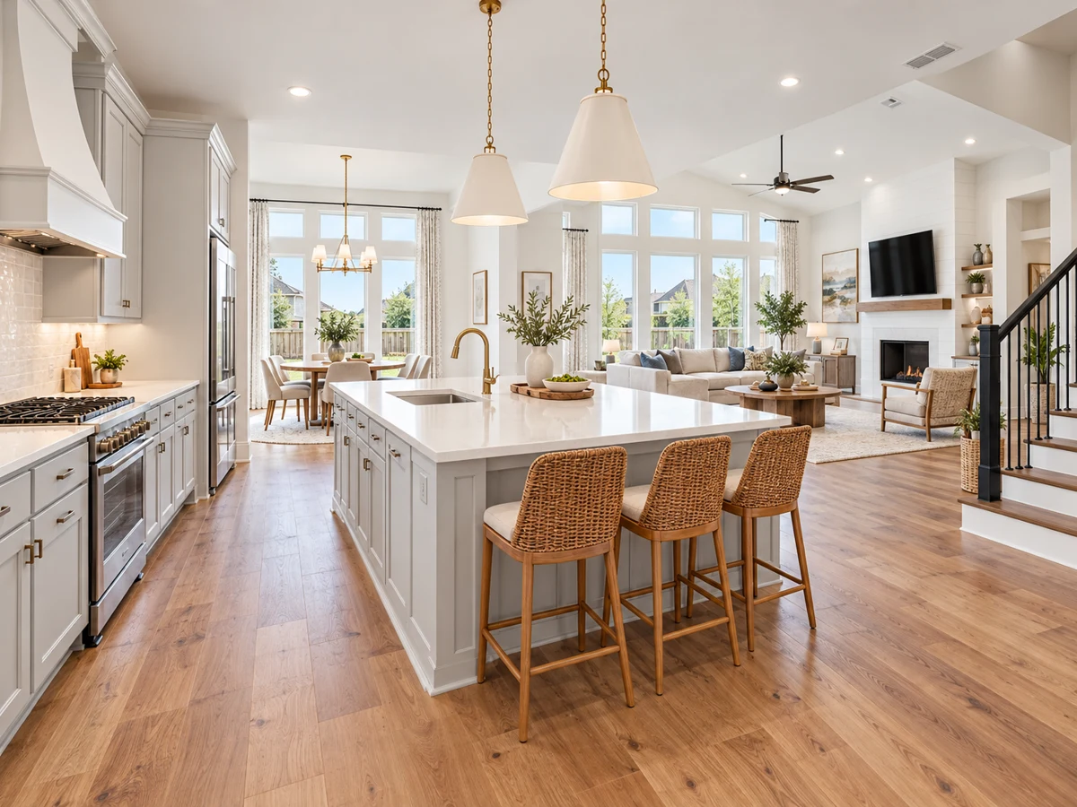 Architectural illustration of a interior inspired by Enclave at Legacy Hills in Celina