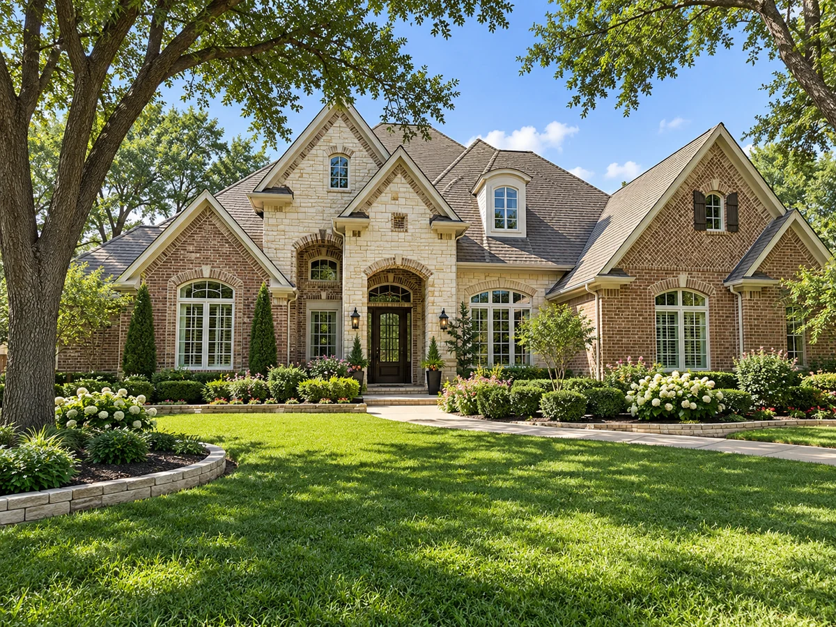 Architectural illustration of exterior features inspired by Estates At Cobb Hill in Frisco