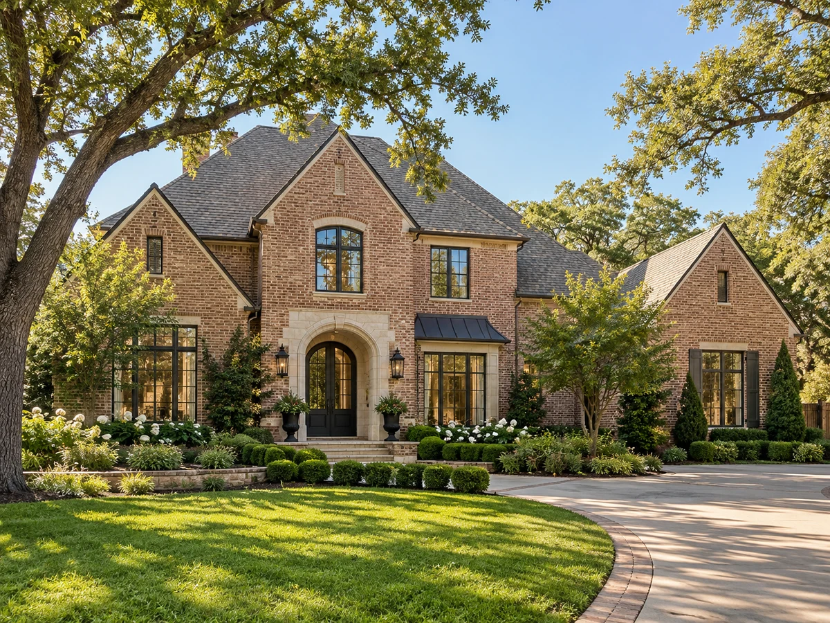 Architectural illustration of exterior features inspired by Greenspoint in Prosper