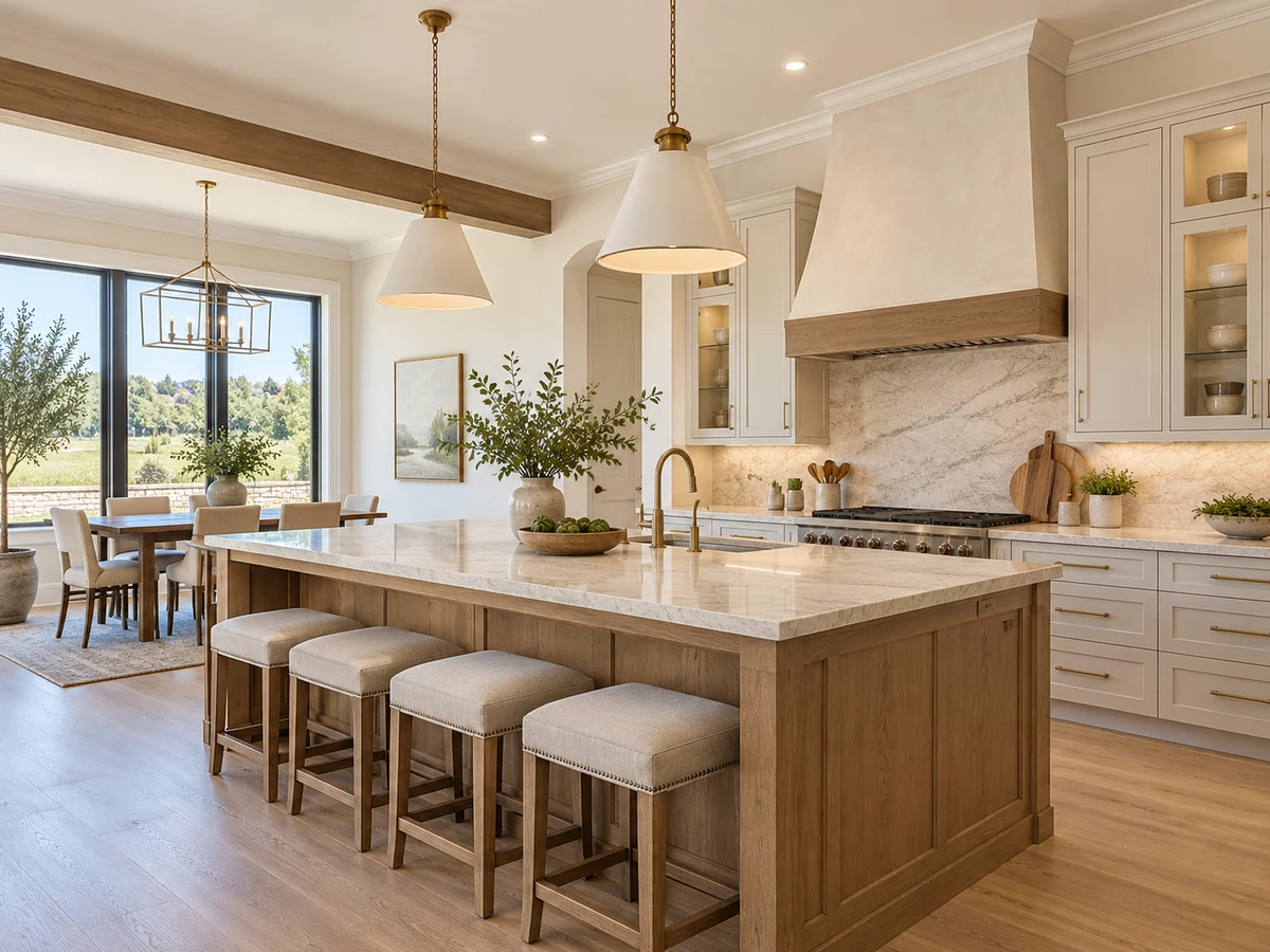 Architectural illustration of interior features inspired by Highland Meadows in Prosper