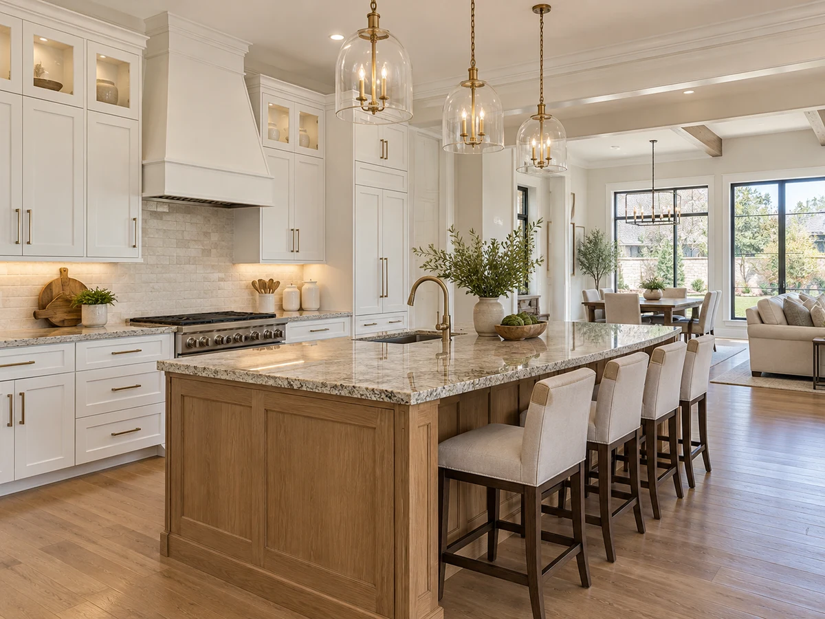 Architectural illustration of interior features inspired by Highlands Of Russell Park in Plano