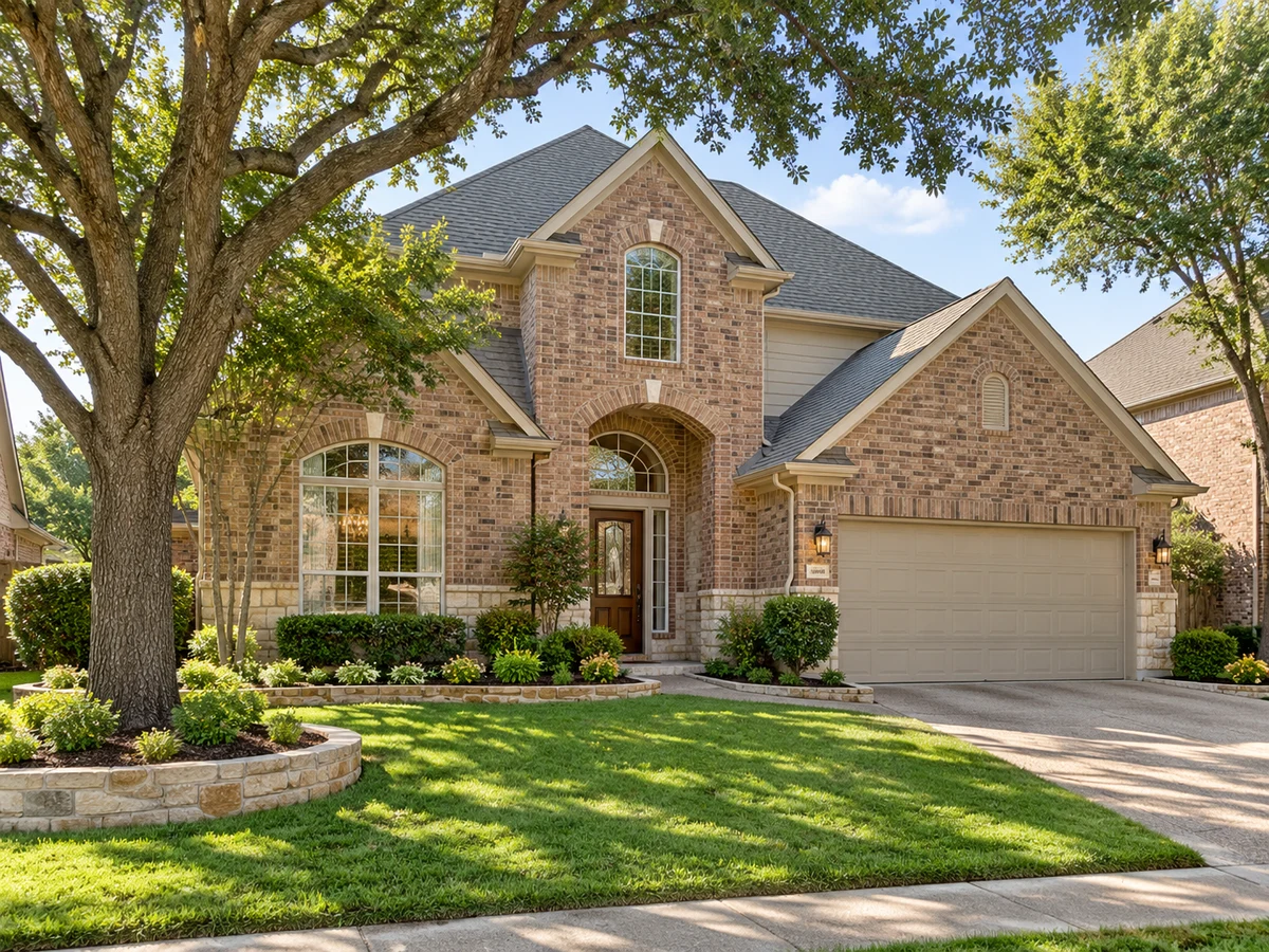 Architectural illustration of exterior features inspired by Hills Creek At Stonebridge in McKinney