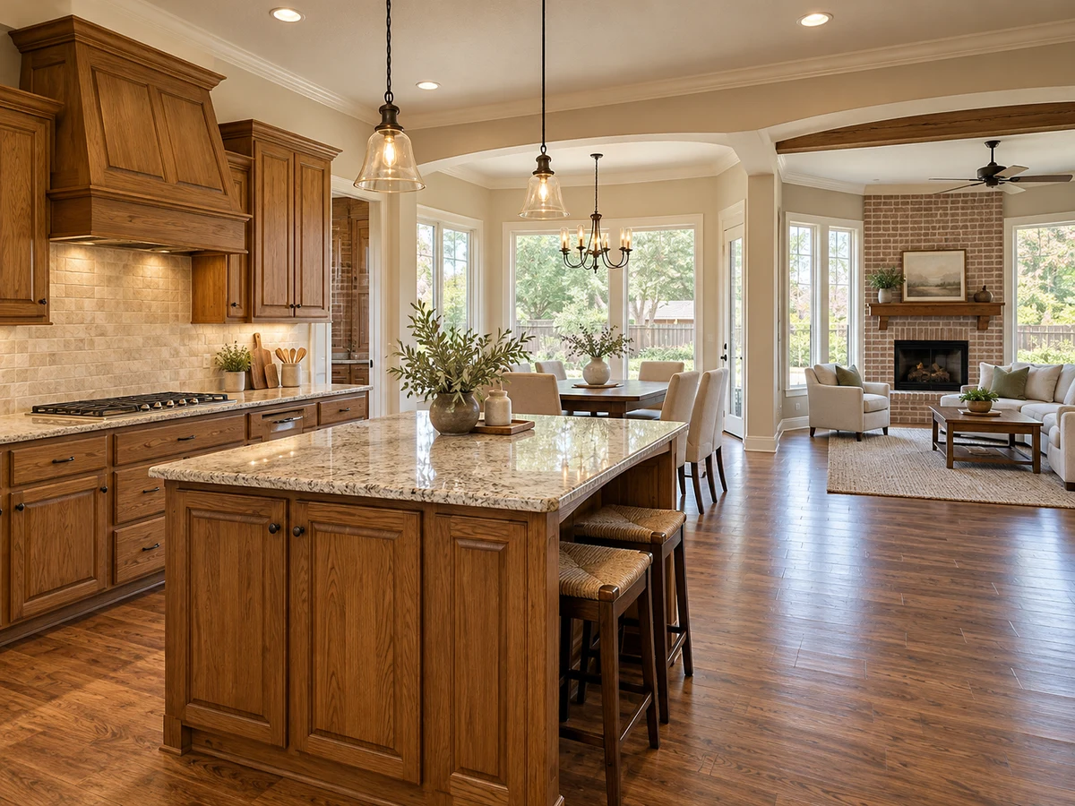 Architectural illustration of interior features inspired by Hills Creek At Stonebridge in McKinney