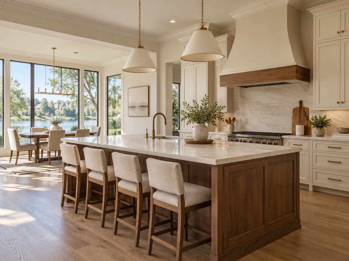 Architectural illustration of interior features inspired by Lakeside On Preston in Plano
