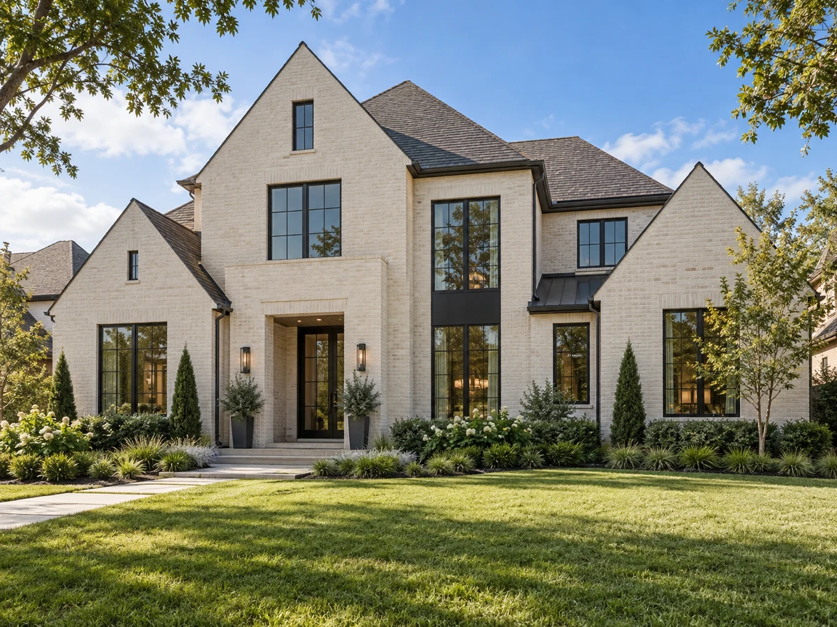 Architectural illustration of exterior features inspired by Lakewood At Brookhollow in Prosper