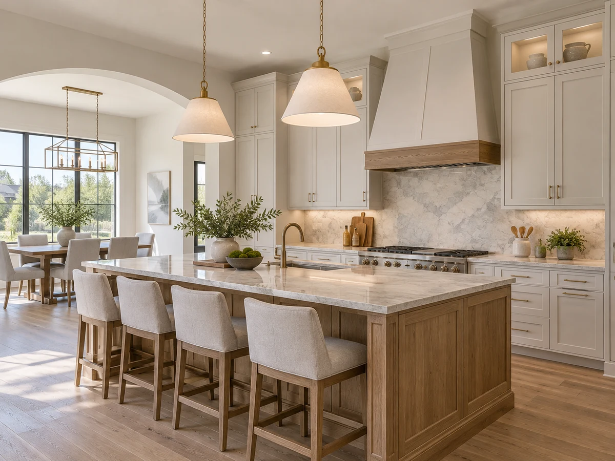 Architectural illustration of interior features inspired by Lakewood At Brookhollow in Prosper