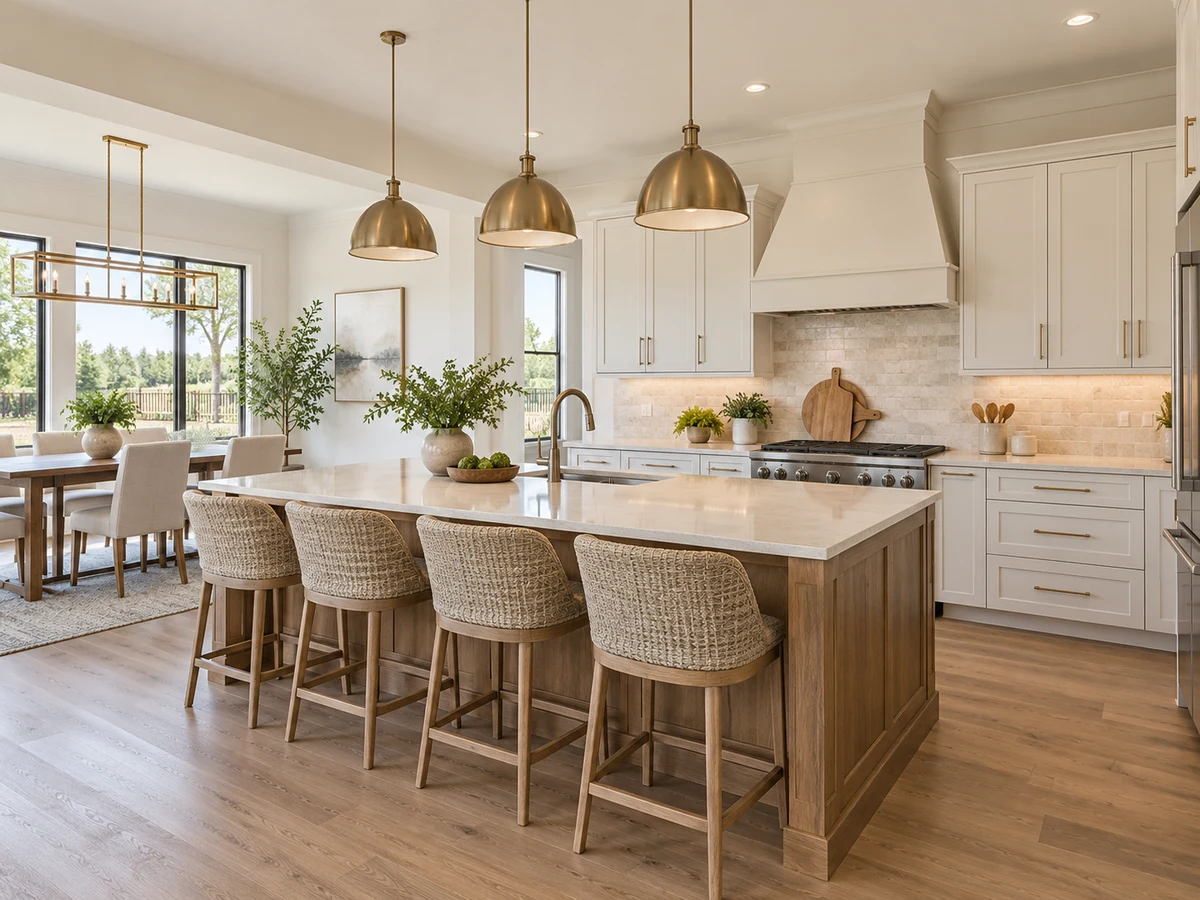 Architectural illustration of interior features inspired by Las Brisas At Stoney Creek in Sunnyvale