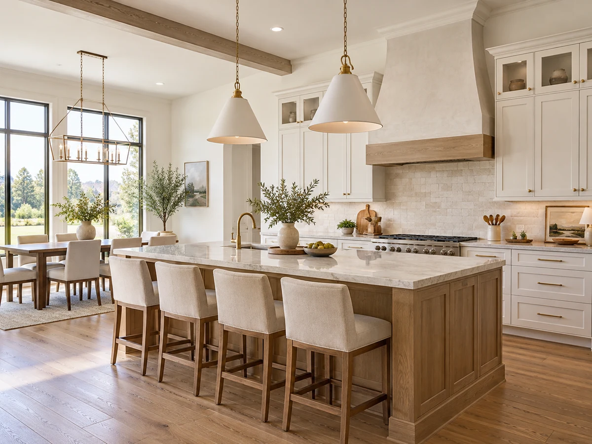Architectural illustration of interior features inspired by Legacy Gardens in Prosper