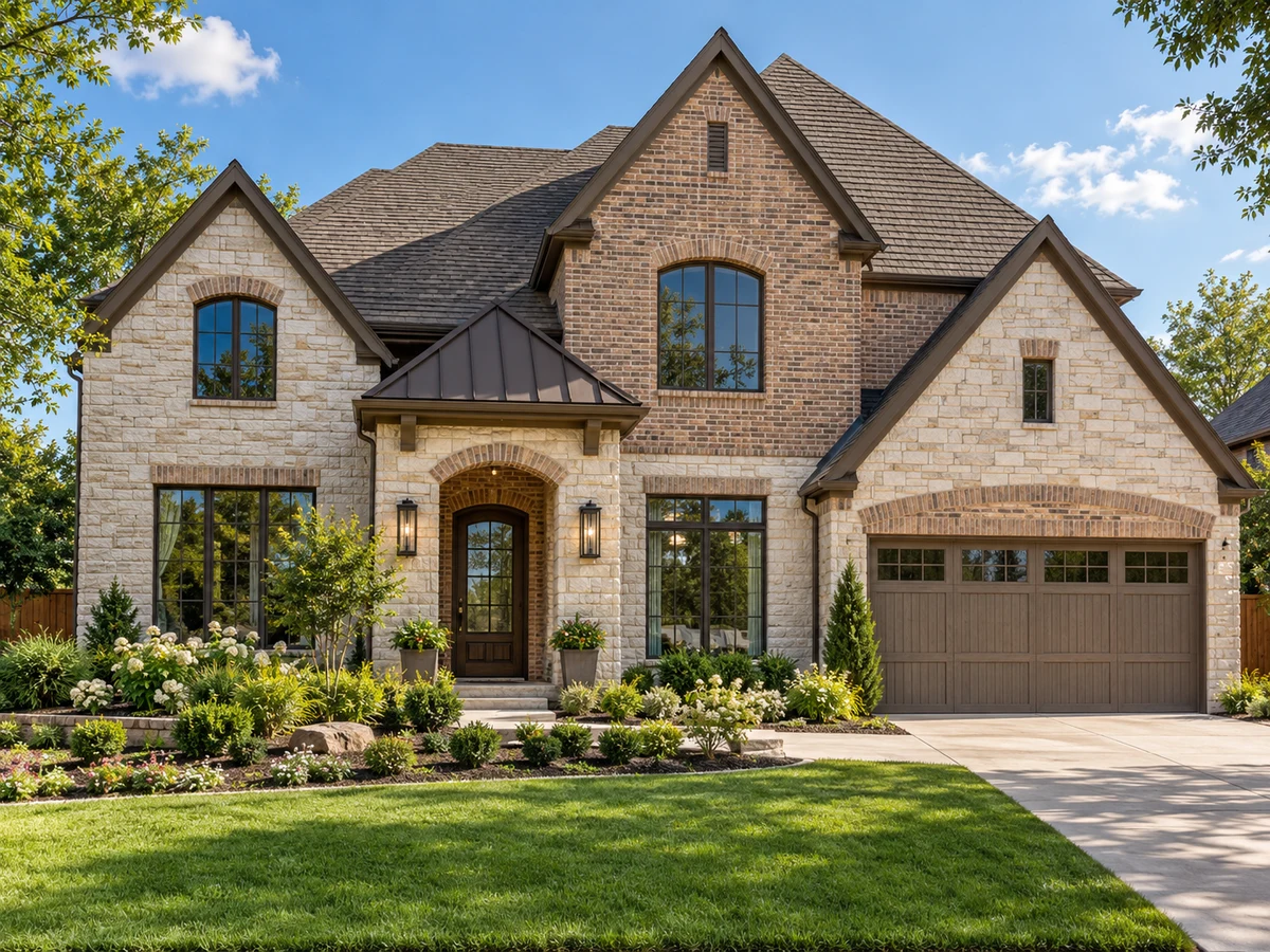 Architectural illustration of exterior features inspired by Lexington in Frisco