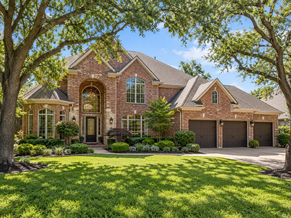 Architectural illustration of exterior features inspired by Mallard Lakes At Mckinney in McKinney