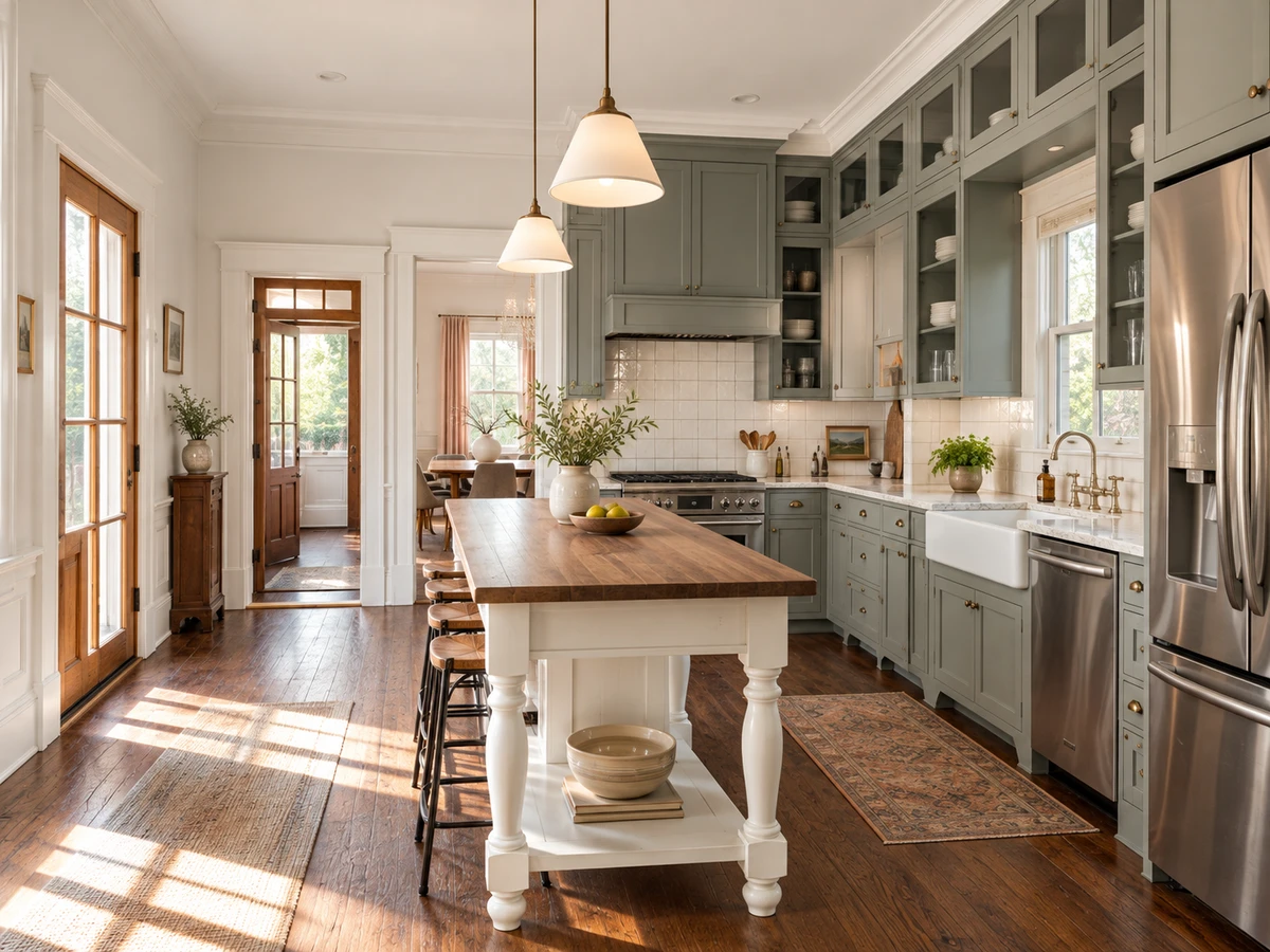 Peak’s Suburban Addition Dallas kitchen interior