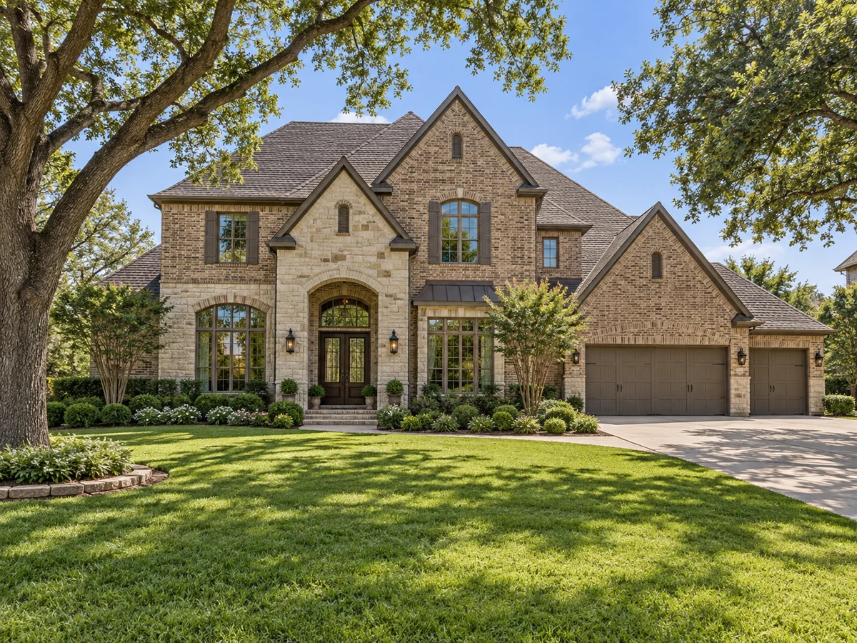 Architectural illustration of exterior features inspired by Rolling Ridge Estates in Murphy