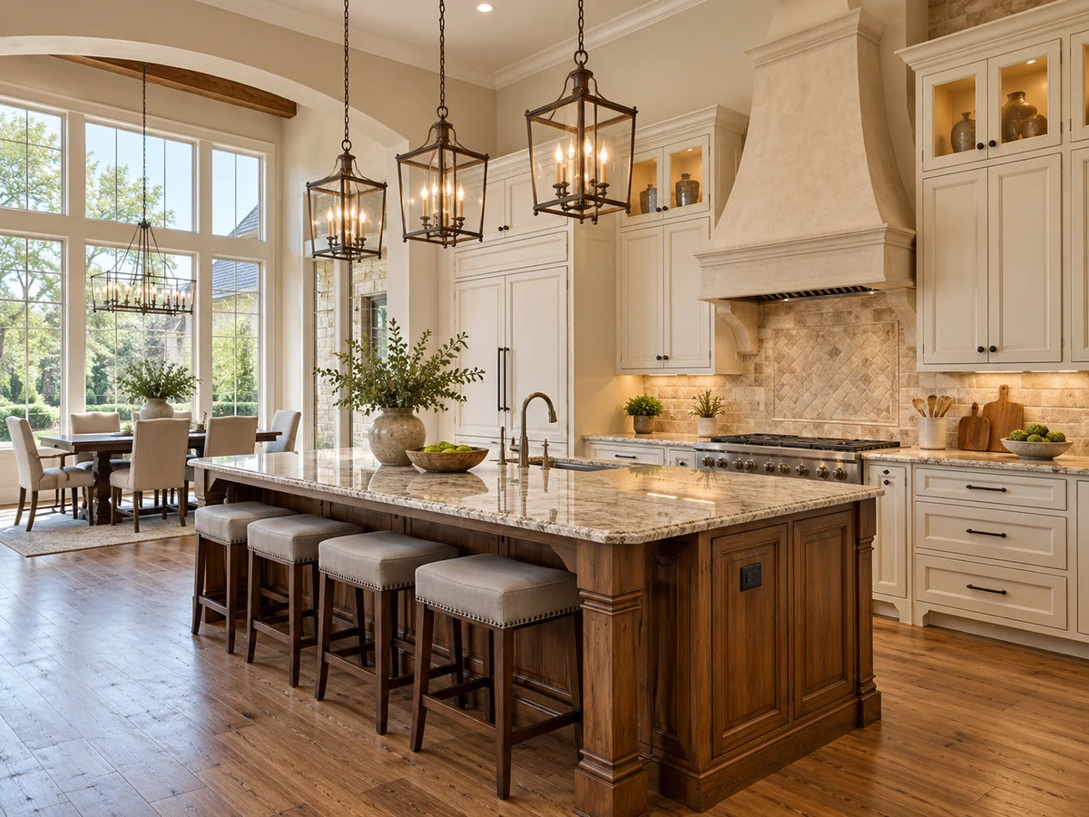 Architectural illustration of interior features inspired by Rolling Ridge Estates in Murphy