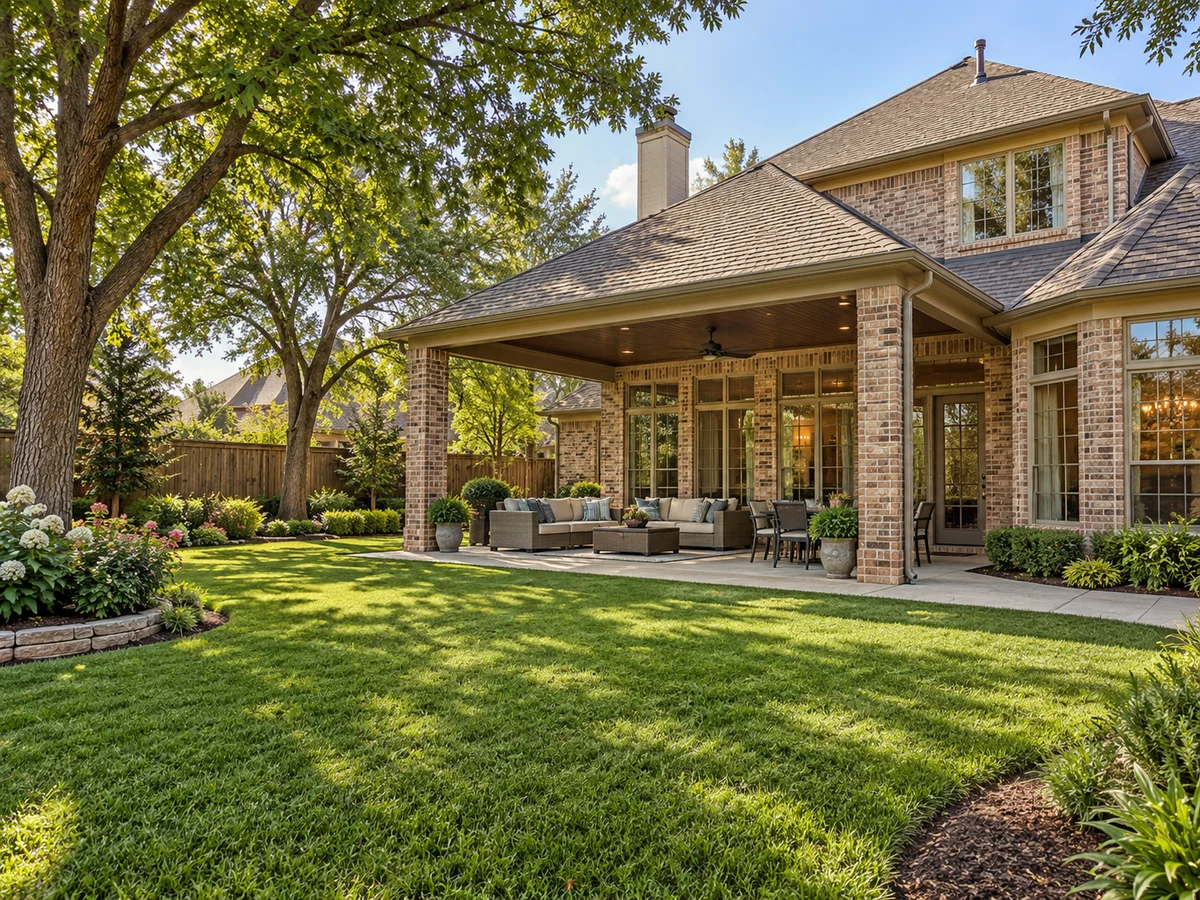 Architectural illustration of outdoor features inspired by Sorrellwood Park in McKinney