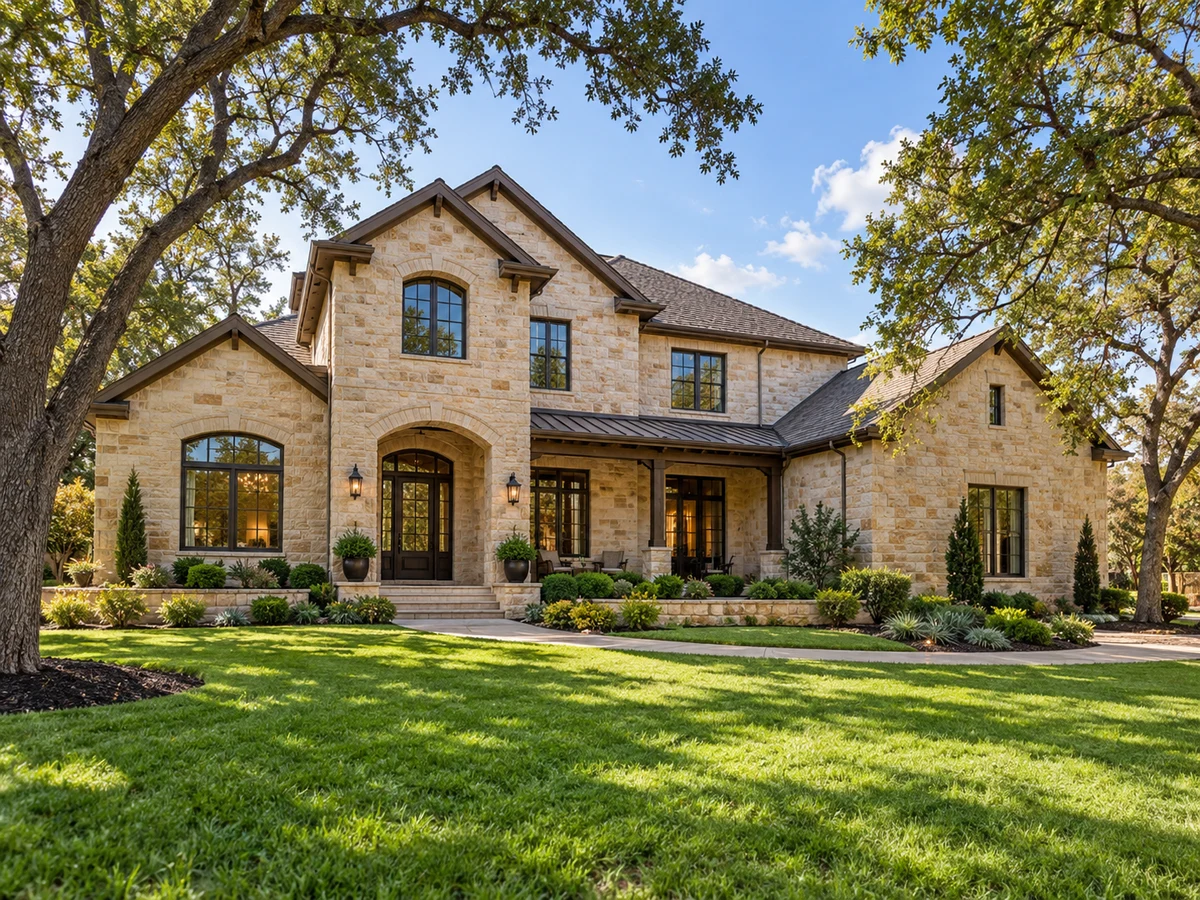 Architectural illustration of exterior features inspired by Stone Canyon in Sunnyvale