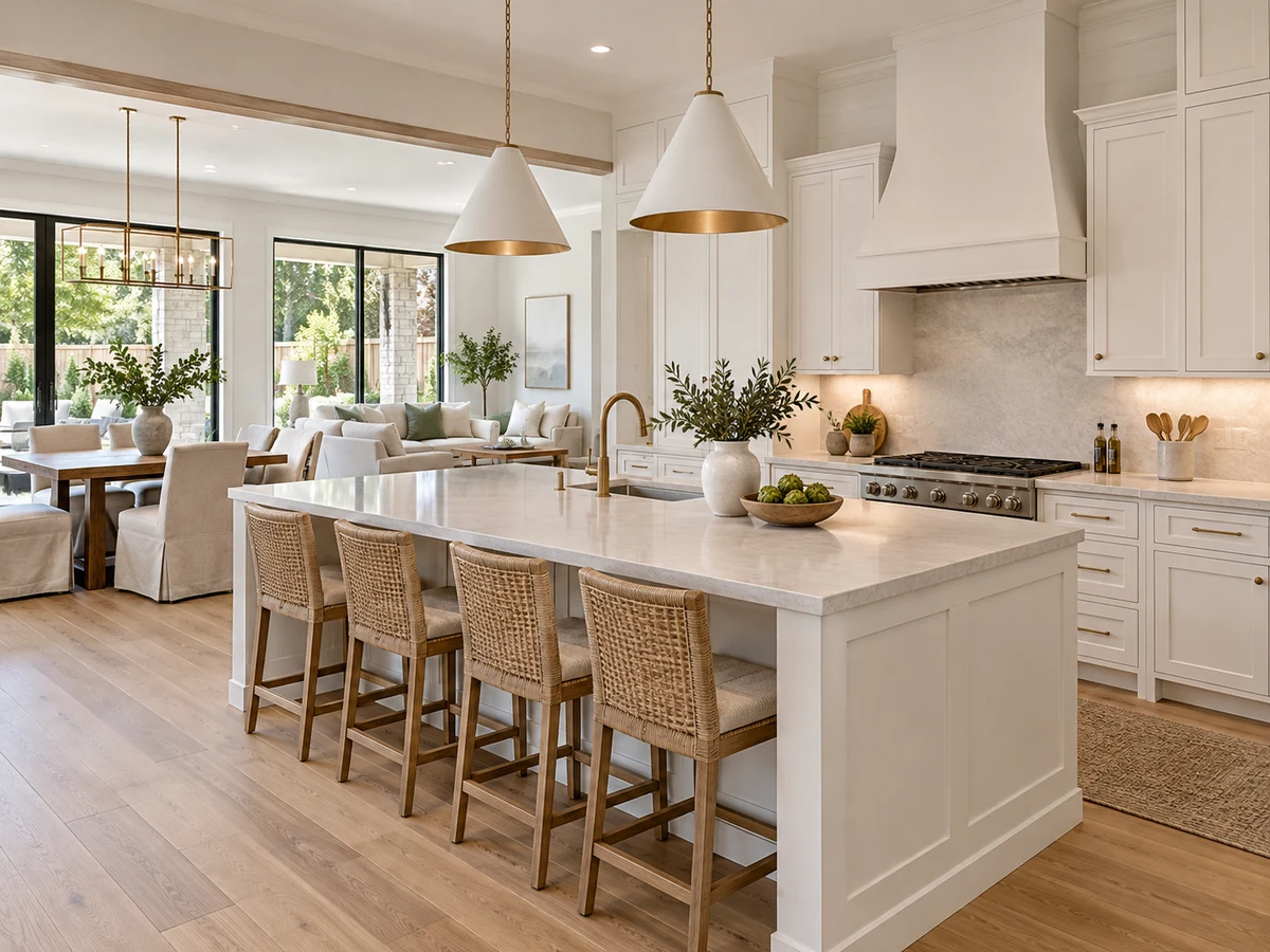 Architectural illustration of interior features inspired by Stonehaven Place South in Plano