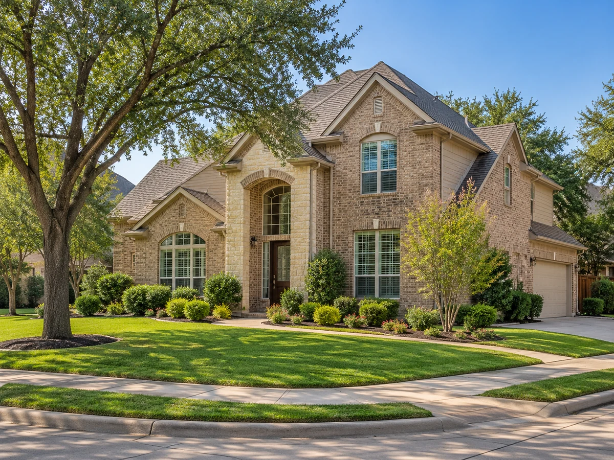 Architectural illustration of exterior features inspired by Stonelake Estates West in Frisco