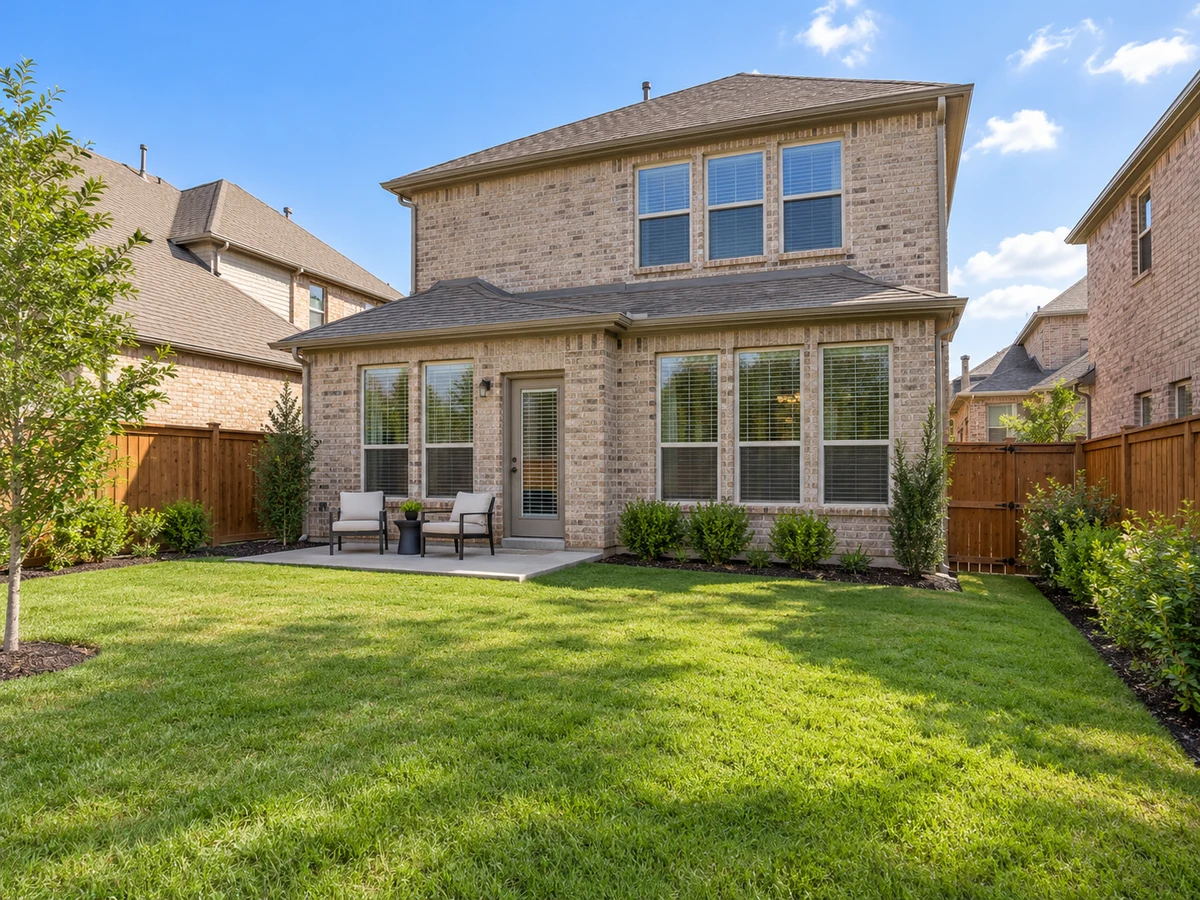 Architectural illustration of outdoor features inspired by Stonelake Estates West in Frisco