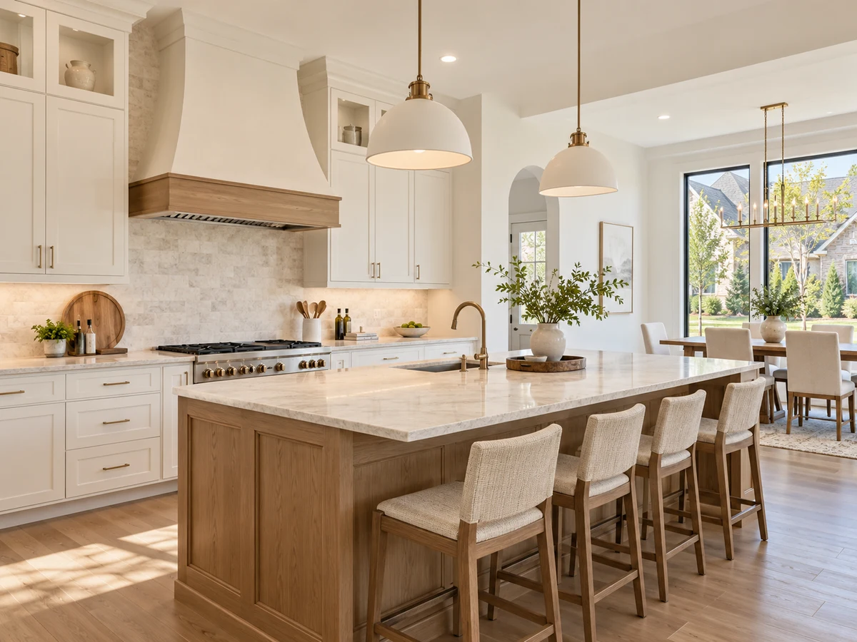 Architectural illustration of interior features inspired by Stoney Creek in Sunnyvale