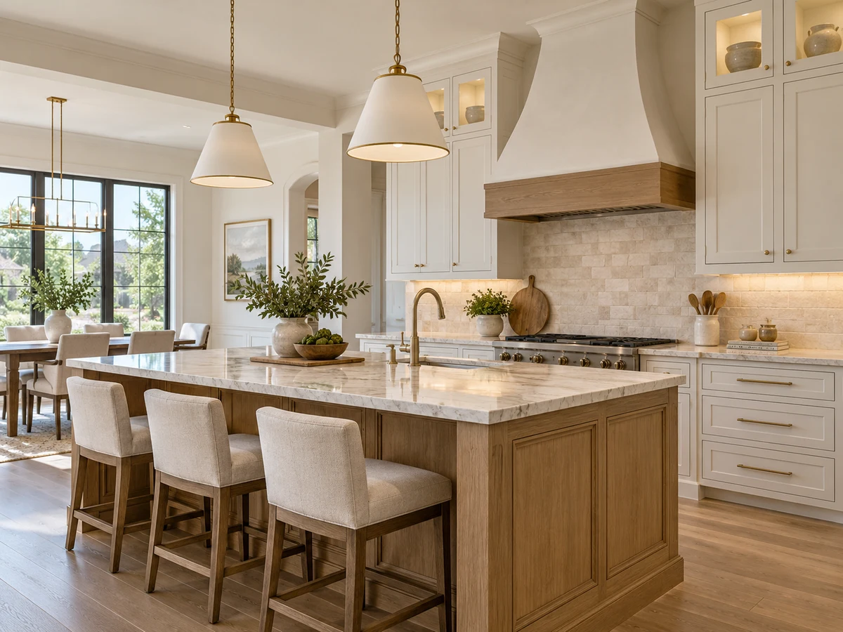Architectural illustration of interior features inspired by Tanners Mill in Prosper