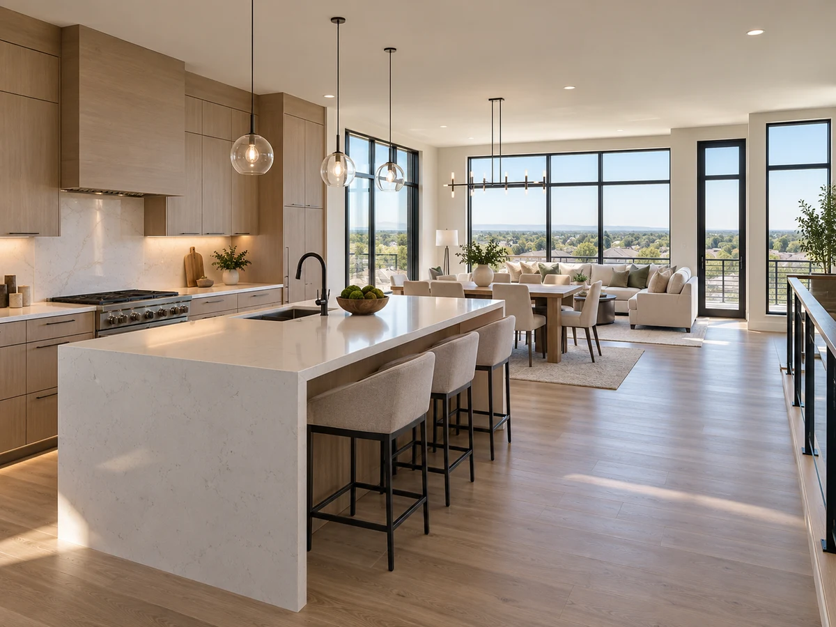 Architectural illustration of interior features inspired by The Pinnacle At Craig Ranch in McKinney