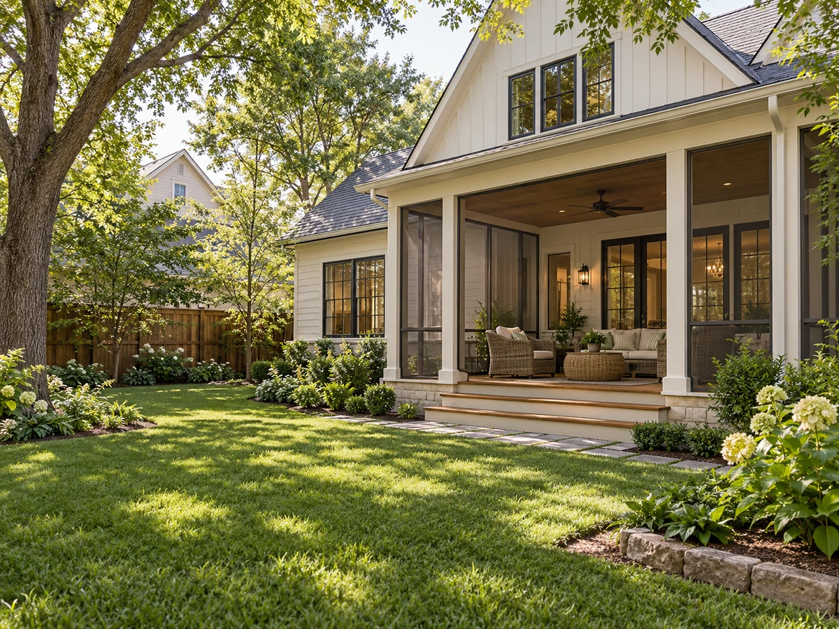 Architectural illustration of outdoor features inspired by Tucker Hill in McKinney