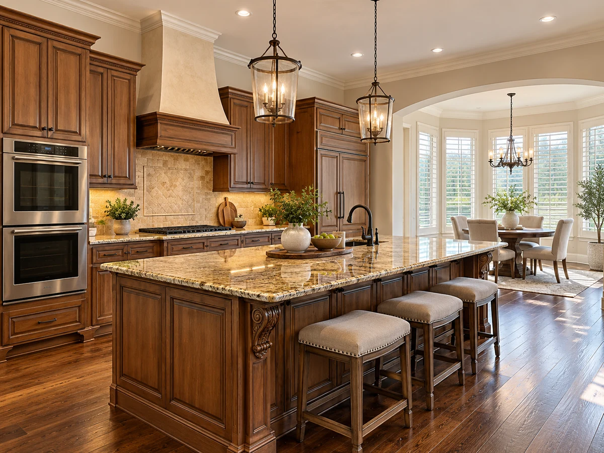 Architectural illustration of interior features inspired by Village Of Eldorado in McKinney