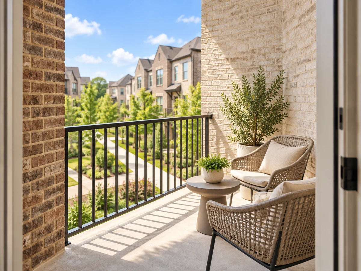 Architectural illustration of a outdoor inspired by Wade Settlement in Frisco