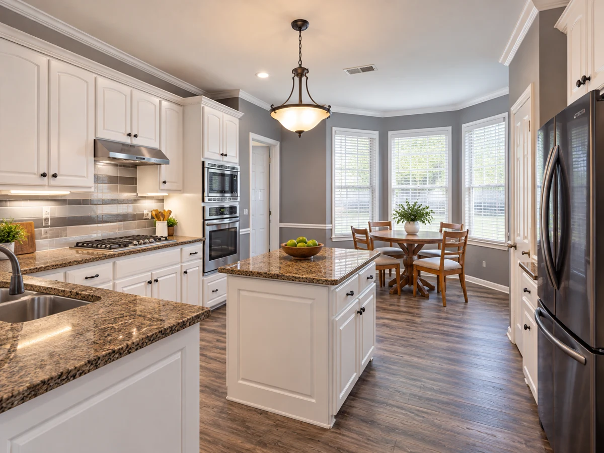 Architectural illustration of a interior inspired by Waterside Estates in Coppell