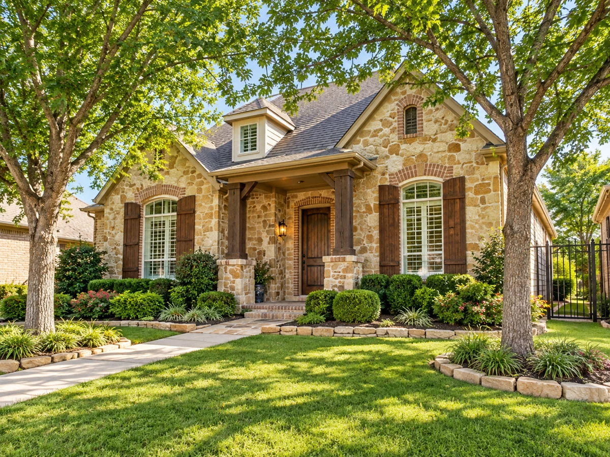 Architectural illustration of a exterior inspired by Westhaven in Coppell