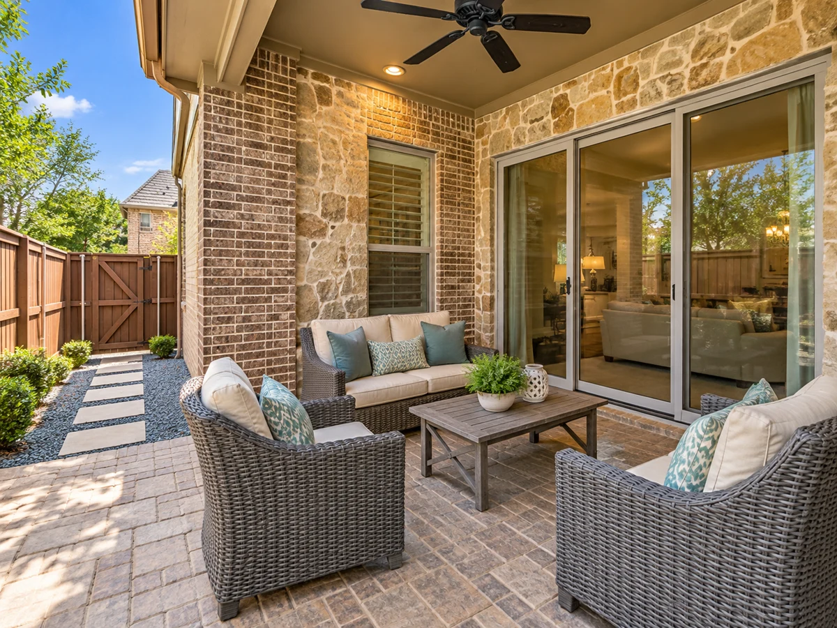 Architectural illustration of a outdoor inspired by Westhaven in Coppell