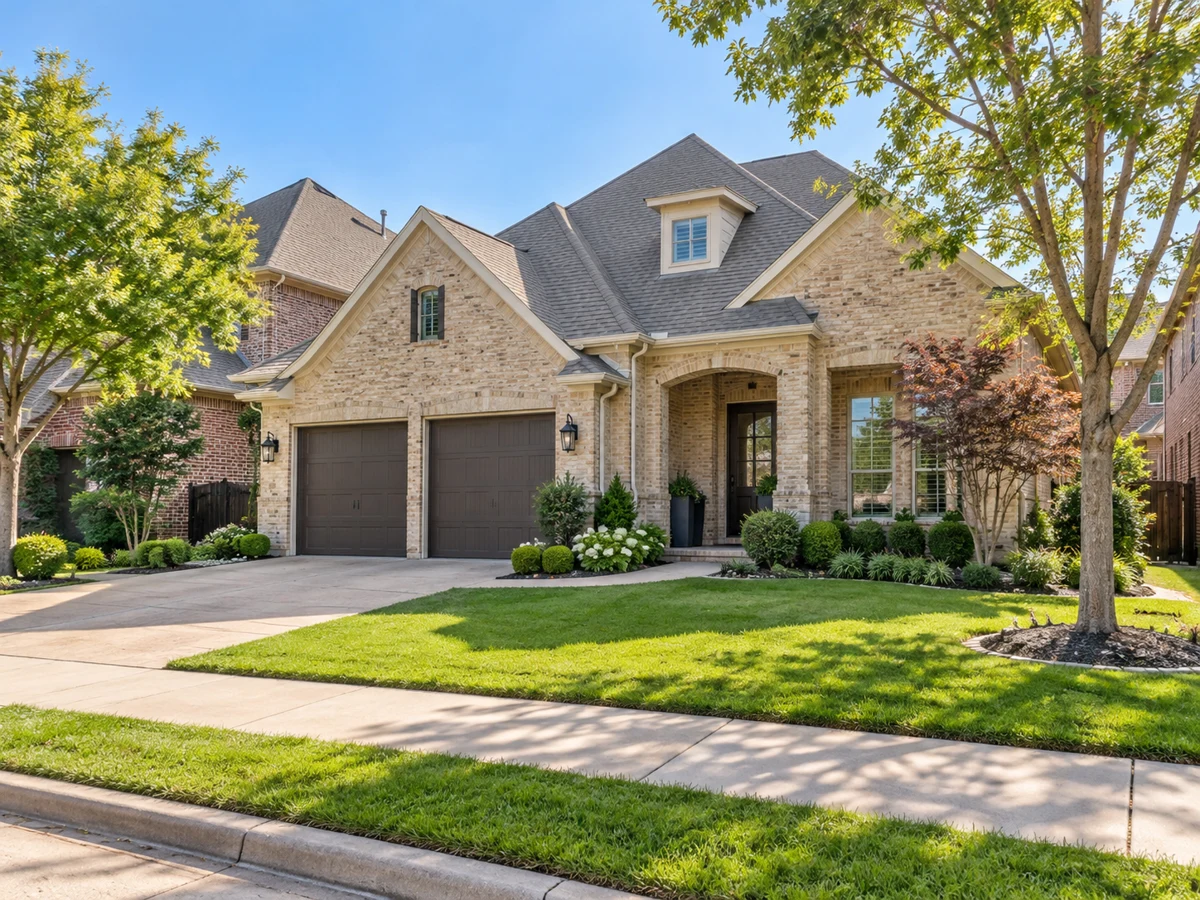 Architectural illustration of a exterior inspired by Willow Pond in Frisco