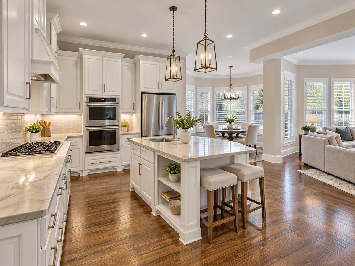Architectural illustration of a interior inspired by Willow Pond in Frisco