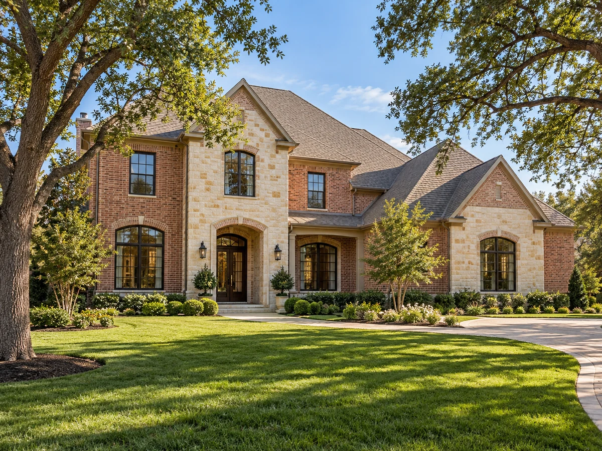 Architectural illustration of exterior features inspired by Willow Ridge in Prosper