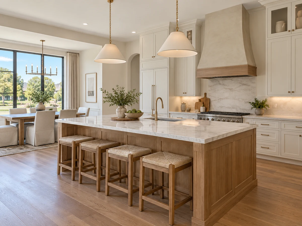 Architectural illustration of interior features inspired by Willow Ridge in Prosper