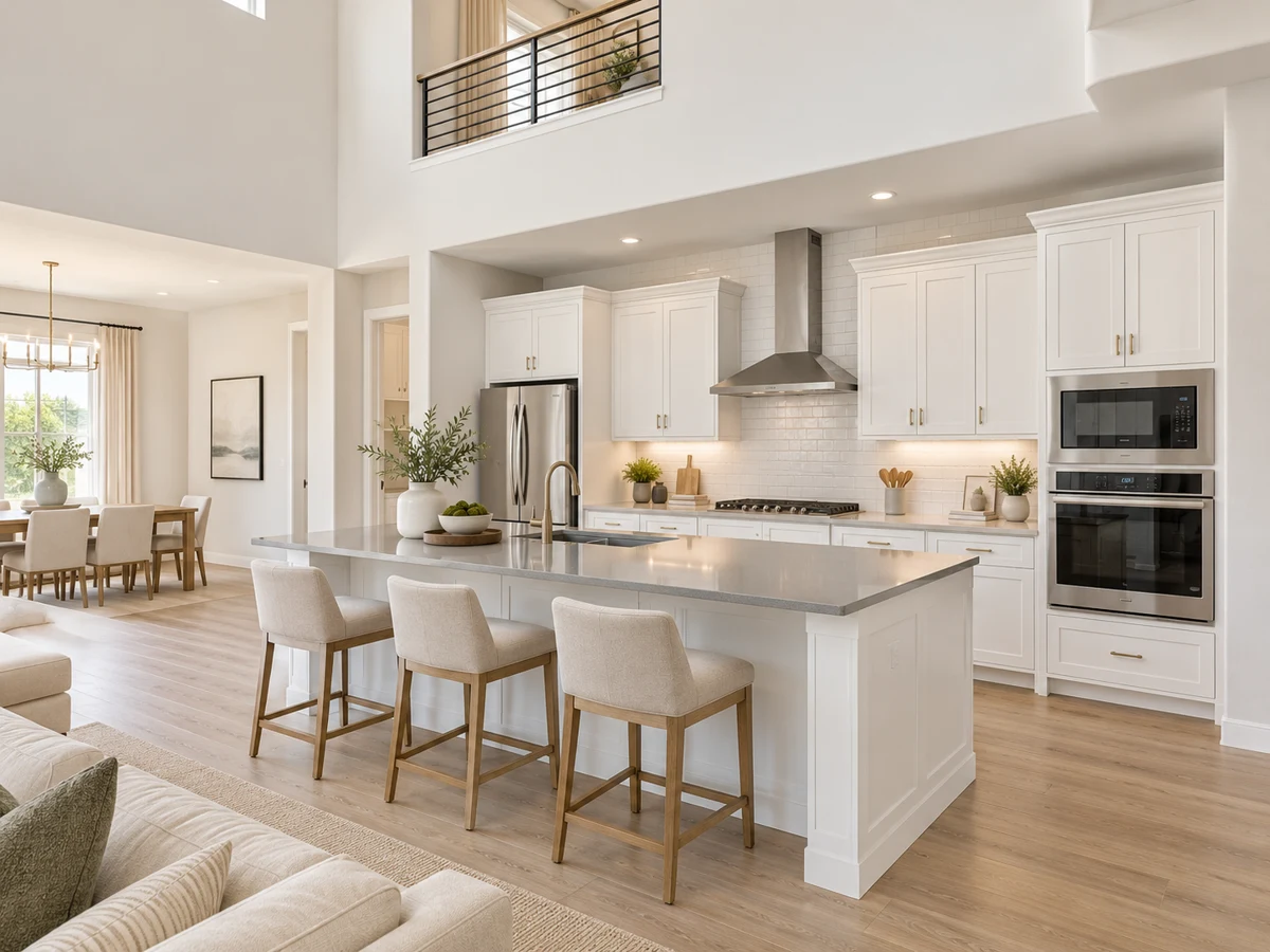 Architectural illustration of a interior inspired by Wilson Creek Meadows in Celina